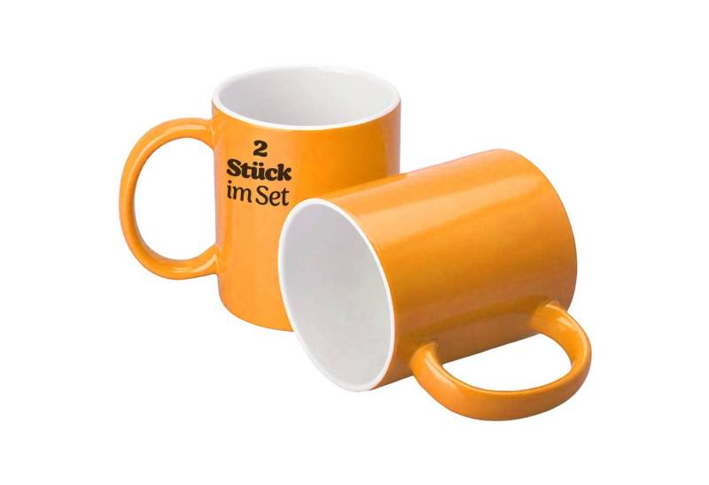 KONZEPT Teeglas Kaffeetassen 300 ml, 2er Set Tassen aus Keramik, Teetassen mit Henkeln, ideal für Kaffee, Tee, Milch, Schokolade, spülmaschinengeeignet KONZEPT Teeglas Kaffeetassen 300 ml, 2er Set Tassen aus Keramik, Teetassen mit Henkeln, ideal für Kaffee, Tee, Milch, Schokolade, spülmaschinengeeignet von KONZEPT