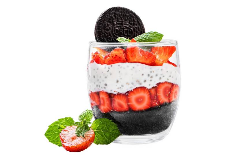 KONZEPT Dessertschale Dessertgläser Set aus Glas, große Gläser für Nachtisch, (12-tlg), glas, 225 ml von KONZEPT
