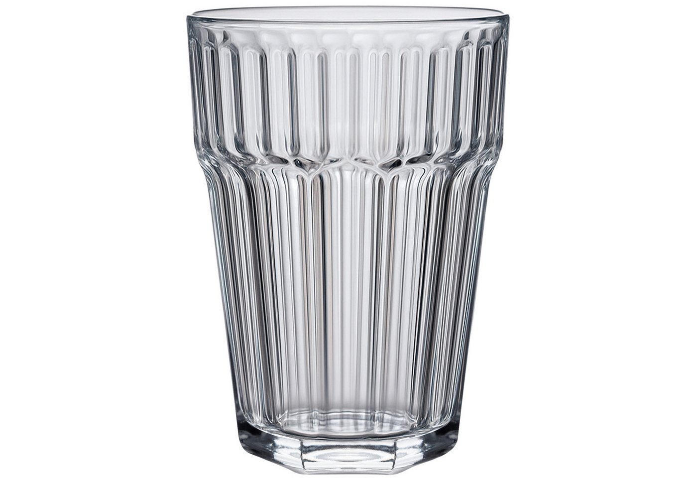 KONZEPT Gläser-Set Geriffelte Trinkgläser Set 360 ml, Stapelbare, spülmaschinenfest, 6/12er Set, perfekt für Wasser, Cocktails, Longdrinks oder Säfte KONZEPT Gläser-Set Geriffelte Trinkgläser Set 360 ml, Stapelbare, spülmaschinenfest, 6/12er Set, perfekt für Wasser, Cocktails, Longdrinks oder Säfte von KONZEPT