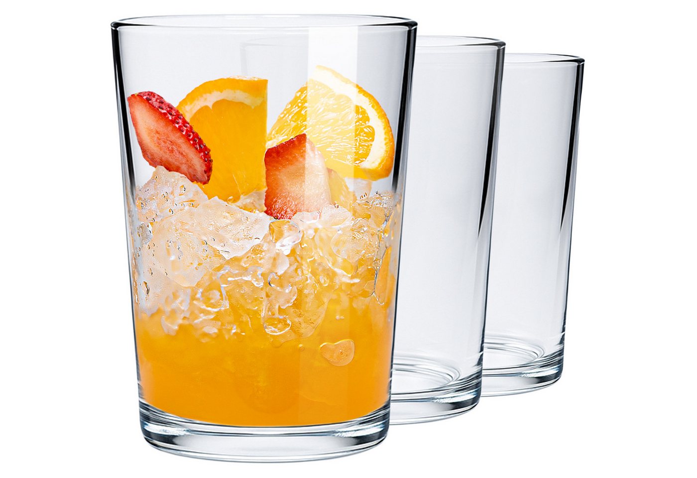 KONZEPT Gläser-Set Trinkgläser Set, groß-500 ml, Kristallklare, ideal für Wasser, Saft & Eisgetränke KONZEPT Gläser-Set Trinkgläser Set, groß-500 ml, Kristallklare, ideal für Wasser, Saft & Eisgetränke von KONZEPT