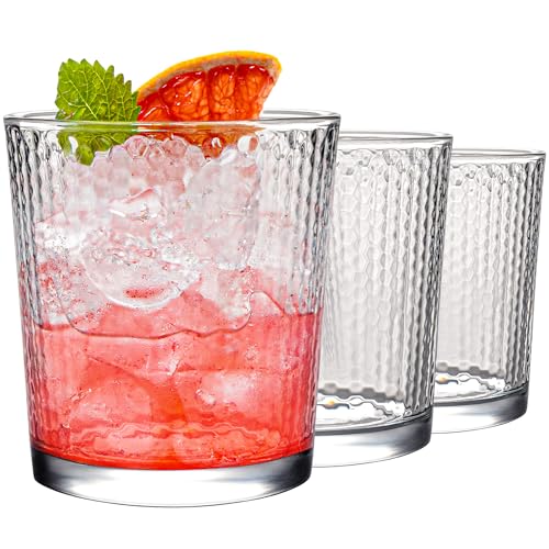 KONZEPT Trinkgläser Set 6-teilig - 365ml, Wassergläser, Strukturierte Gläser Ideal für Wasser, Saft, Milch, Dicke Wände, Stapelbar KONZEPT Trinkgläser Set 6-teilig - 365ml, Wassergläser, Strukturierte Gläser Ideal für Wasser, Saft, Milch, Dicke Wände, Stapelbar von KONZEPT