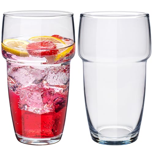 KONZEPT Wassergläser Set 12 teilig, Gläser stapelbar 300ml, Trinkgläser für Wasser, Saft, Eiskaffee und Coctails KONZEPT Wassergläser Set 12 teilig, Gläser stapelbar 300ml, Trinkgläser für Wasser, Saft, Eiskaffee und Coctails von KONZEPT