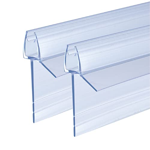 KOOBON Duschdichtung 2 x 80cm Ersatzdichtung Duschtür für Duschtür Glasstärken von 4-6mm, Wasserabweiser Duschtür Dichtung oder Duschkabinen Dichtung für Duschkabine Badewanne von KOOBON