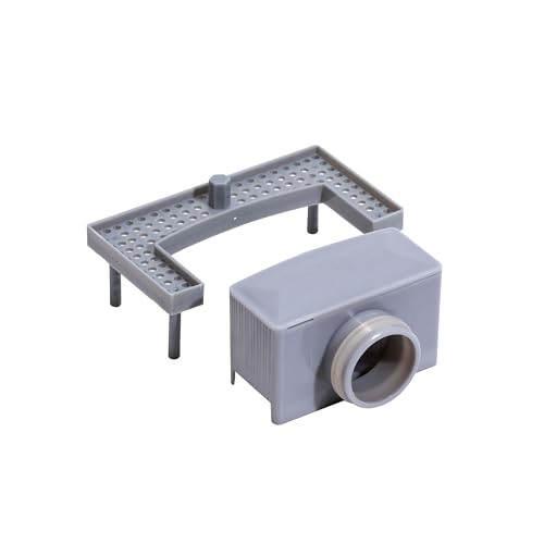 KOOBON Duschrinne Siphon mit Geruchsstop Haarsieb Set für Duschrinnen mit Φ 40mm Ablauf Duschablauf, Haarfänger Dusche Ablauf Bodenabfluss Wasserabfluss von KOOBON