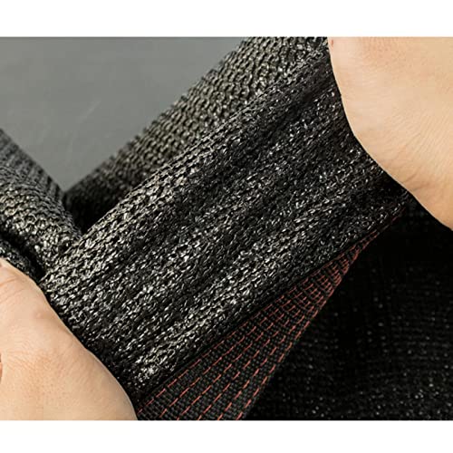 KOOEIN Schattennetz schwarz,Schattenstoff aus Stoff,Anti-UV-Netz mit Ösen,Terrasse,Garten,Dach,Wetterfestes Netz,Pflanzenabdeckungen,Faltbar,2.5x4m/8.2x13.1ft von KOOEIN