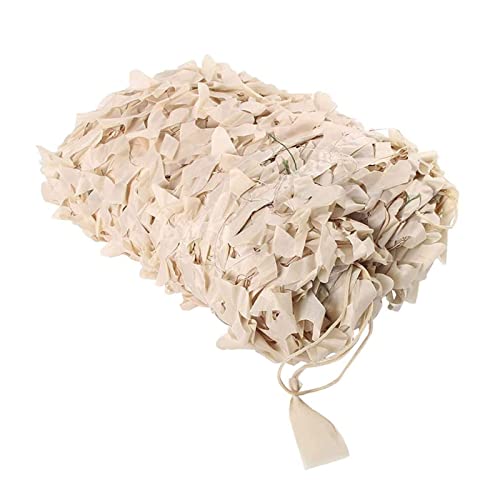 KOOEIN Tarnnetz,militärisches Tarnnetz,schattennetz,sichtschutzzaun,Garten Auto Terrasse,beige Tarnnetz,reißfest,anpassbare Größe,2x2m/6.6x6.6ft von KOOEIN
