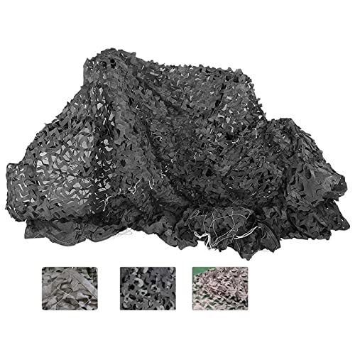 KOOEIN Tarnnetz Grau,militärisches Tarnnetz,sichtschutzzaun Für Den Garten,faltbares Jagdnetz,30 Größen,anpassbares Tarnnetz,autoabdeckungen,3x3m/9.8x9.8ft von KOOEIN