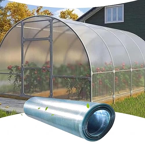 Polycarbonatplatten Kunststoff Dachplatte,Klar Glasfaserplatte,Verkleidungspaneele,Wintergarten-Paneele,Diy-Tunnel Gewächshausabdeckung,Uv-Beständig Ersatzplatten,Einfaches Schneiden,W×L-0.5x2m von KOOEIN