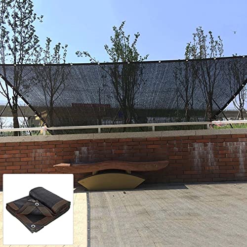 Schattiernetz,sonnenschutznetz,gewächshauspflanzenabdeckungen,anti-uv-schattenplane,schwarzer Sichtschutzzaun,winddicht,alterungsbeständig,54 Größen,3x6m/9.8x19.7ft von KOOEIN