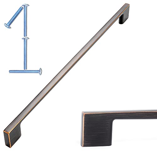 Koofizo Breiter Fußschrankgriff – Ölgeriebene Bronze, moderner, solider Griff, 288 mm Schraubenabstand, 1 Stück für Küchenschranktüren, Schubladen, Badezimmer-Kleiderschrank-Hardware Koofizo Breiter Fußschrankgriff – Ölgeriebene Bronze, moderner, solider Griff, 288 mm Schraubenabstand, 1 Stück für Küchenschranktüren, Schubladen, Badezimmer-Kleiderschrank-Hardware von KOOFIZO