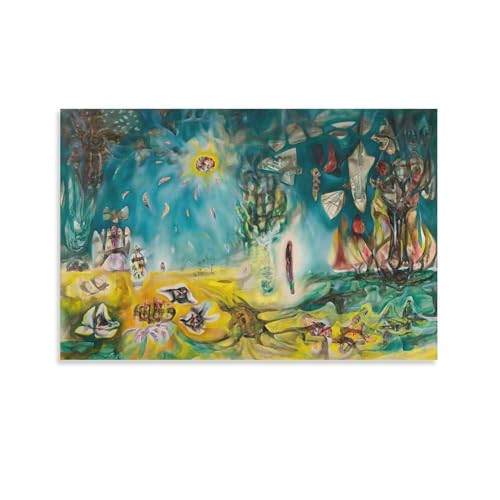 KOOHTAA Roberto Matta The Earth Is A Man. Poster, Kunstdruck, Wandkunst, Poster, Gemälde, Leinwand, Poster, Kunstwerke, Raumästhetisch, 50 x 75 cm von KOOHTAA