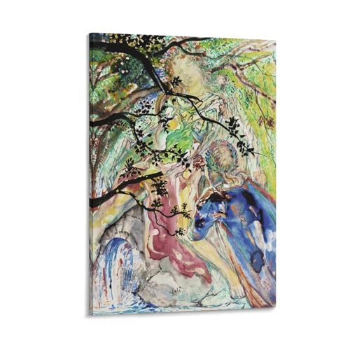 KOOHTAA Salvador Dalí Lancelot Guenièvre Kunstposter Gemälde Wandkunst Poster Drucke Heimdekoration Bild Leinwand Gemälde Poster 40 x 60 cm KOOHTAA Salvador Dalí Lancelot Guenièvre Kunstposter Gemälde Wandkunst Poster Drucke Heimdekoration Bild Leinwand Gemälde Poster 40 x 60 cm von KOOHTAA