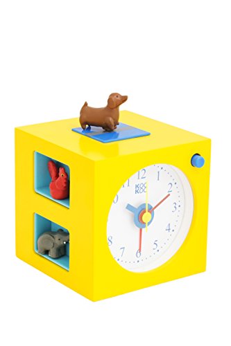 KOOKOO KidsAlarm gelb, Kinderwecker mit 5 Bauernhoftieren und echten Aufnahmen von KOOKOO