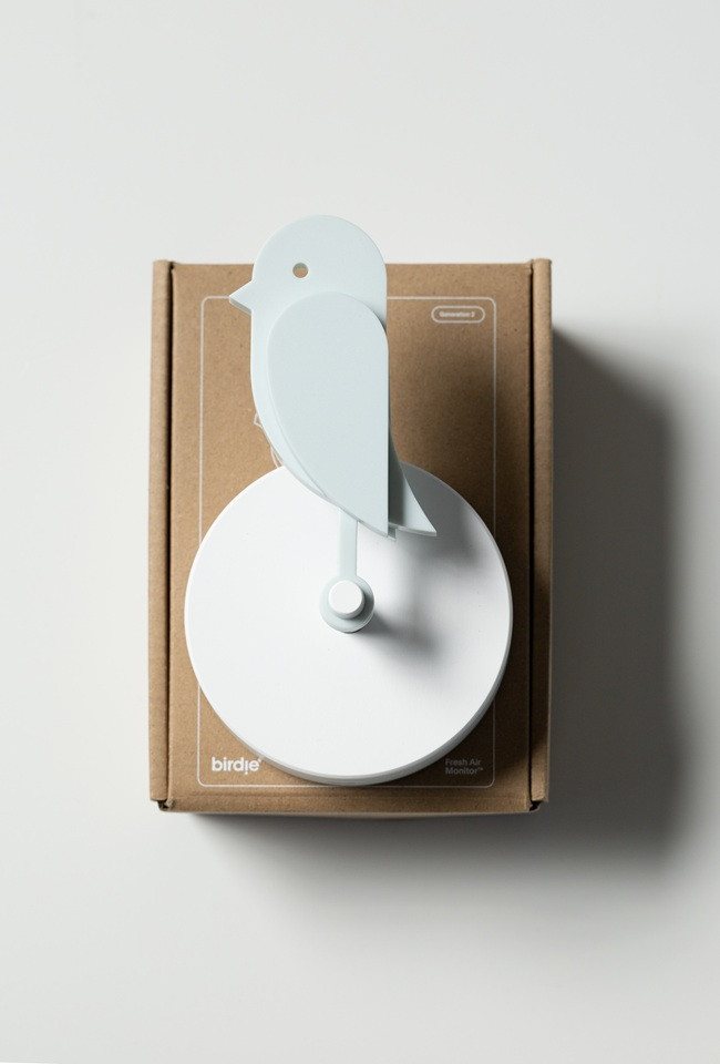 KOOKOO Raumluft-Qualitätssensor Birdie 2.0 - Frischluftmonitor mit CO2 Sensor von KOOKOO