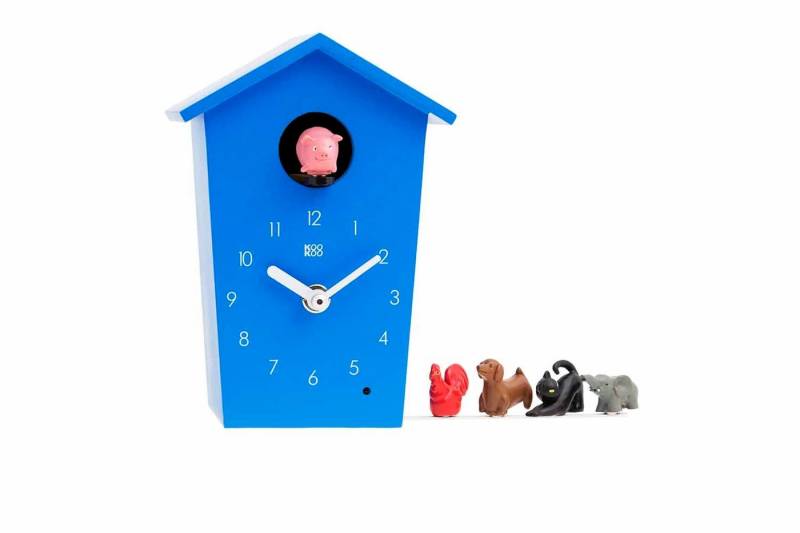 KOOKOO Tischuhr AnimalHouse mit 5 bunten Magnettierchen und 1 Metallstäbchen KOOKOO Tischuhr AnimalHouse mit 5 bunten Magnettierchen und 1 Metallstäbchen von KOOKOO