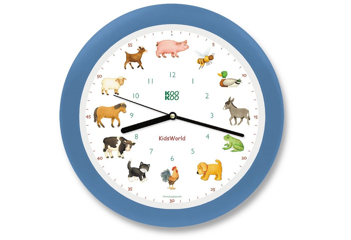 KOOKOO Wanduhr KidsWorld von KOOKOO