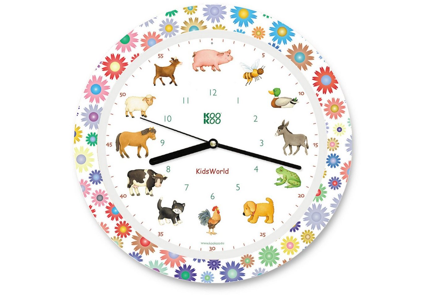 KOOKOO Wanduhr KidsWorld von KOOKOO