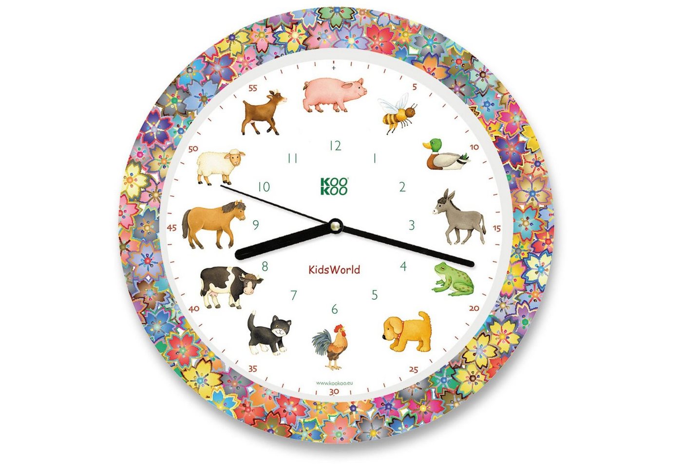 KOOKOO Wanduhr KidsWorld von KOOKOO