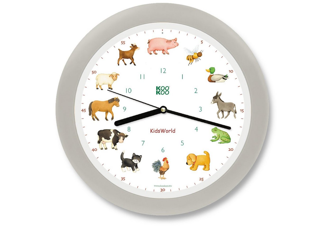 KOOKOO Wanduhr KidsWorld von KOOKOO