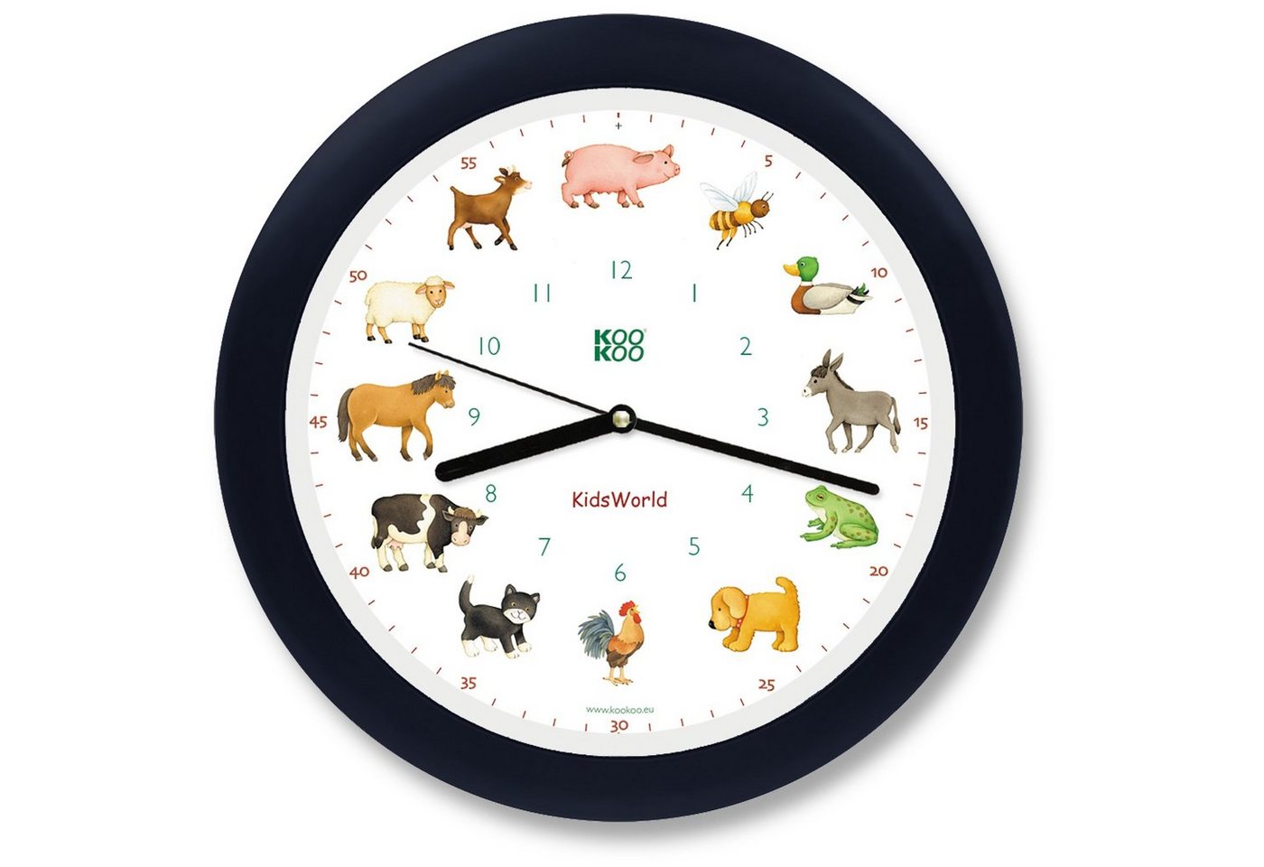 KOOKOO Wanduhr KidsWorld von KOOKOO