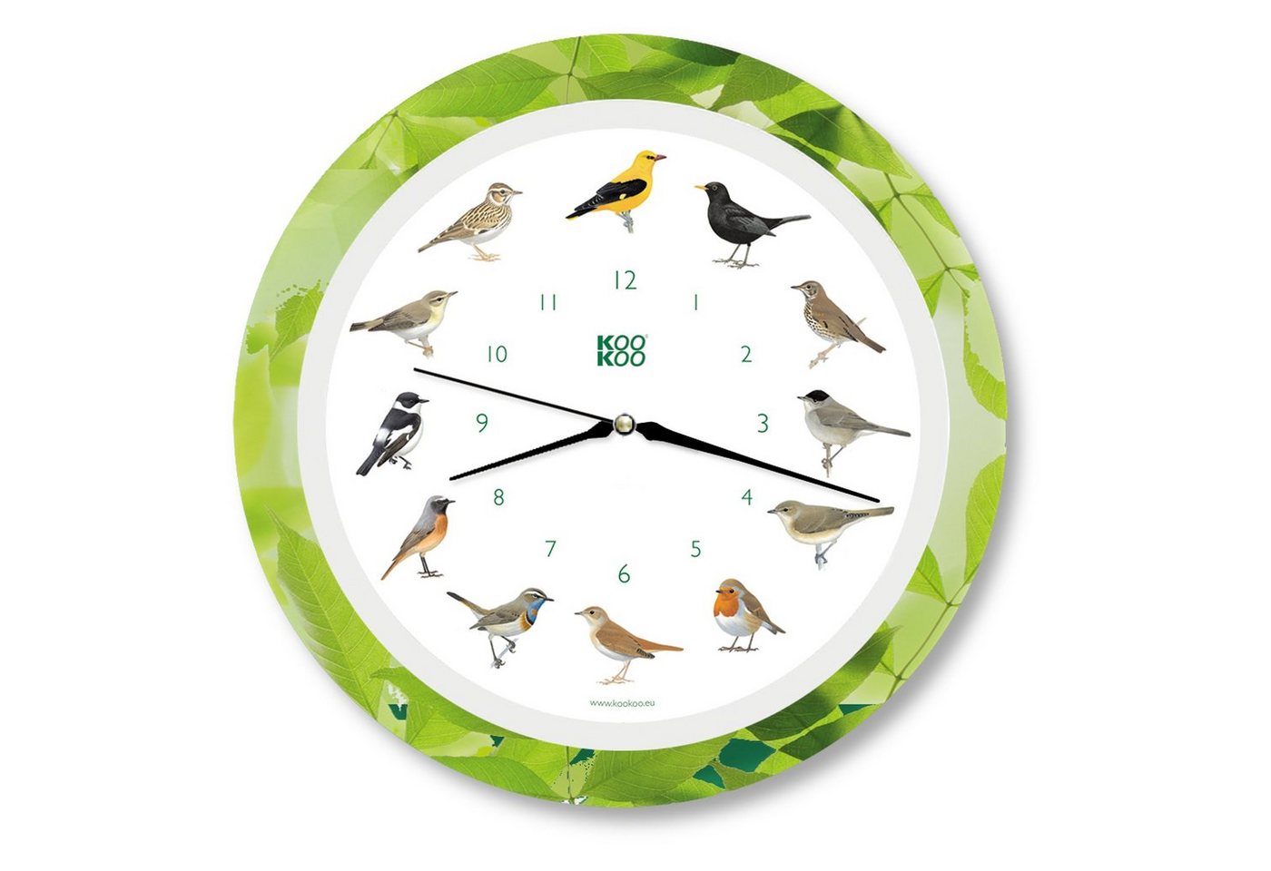 KOOKOO Wanduhr Singvögel von KOOKOO