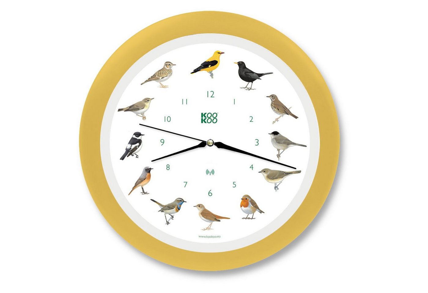 KOOKOO Wanduhr Singvögel von KOOKOO