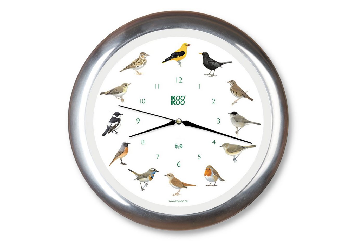 KOOKOO Wanduhr Singvögel von KOOKOO