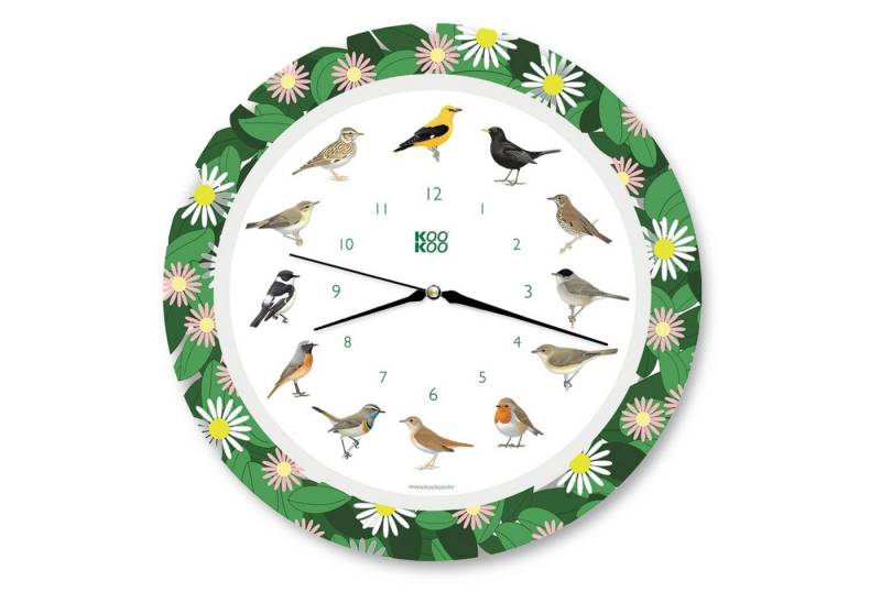 KOOKOO Wanduhr Singvögel von KOOKOO