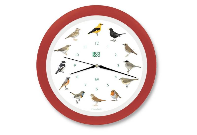 KOOKOO Wanduhr Singvögel von KOOKOO