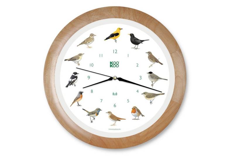 KOOKOO Wanduhr Singvögel von KOOKOO