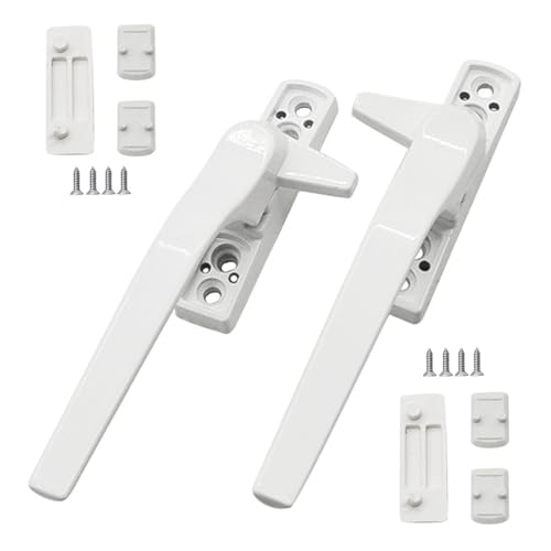 KOOLEVER Fenstergriff, Lokatall Ersatz Fenstergriff Universal Doppel UPVC Fensterverriegelung Griff Verglasung Aluminiumlegierung Fenstergriff Kindersicherer Flügelverriegelungsgriff Weiß KOOLEVER Fenstergriff, Lokatall Ersatz Fenstergriff Universal Doppel UPVC Fensterverriegelung Griff Verglasung Aluminiumlegierung Fenstergriff Kindersicherer Flügelverriegelungsgriff Weiß von KOOLEVER