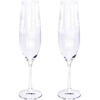 Champagnergläser, geprägt, 2er-Set von KOOPMAN