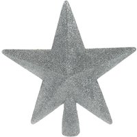 Koopman - Christmas tree star in silver with glitter for a magical christmas von KOOPMAN