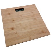 Digitale Personenwaage aus Bambusholz 30x30cm bis 150kg LCD-Display Körperwaage Digitale Personenwaage aus Bambusholz 30x30cm bis 150kg LCD-Display Körperwaage von STORAGE SOLUTIONS