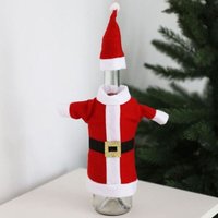 Koopman - Flaschendekoration Weihnachtskostüm Weihnachtsmann Nikolaus Weihnachtsgeschenk von KOOPMAN