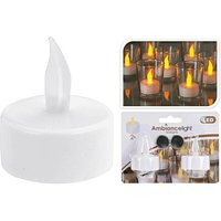 LED Teelicht Ø4cm weiß 2er Satz LED Teelicht Ø4cm weiß 2er Satz von KOOPMAN