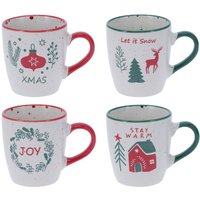 Set Weihnachtsbecher, 4 x 200 ml Set Weihnachtsbecher, 4 x 200 ml von KOOPMAN