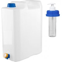 Koopmann - Wasserkanister 20 Liter mit Wasserhahn und Seifenspender von KOOPMANN