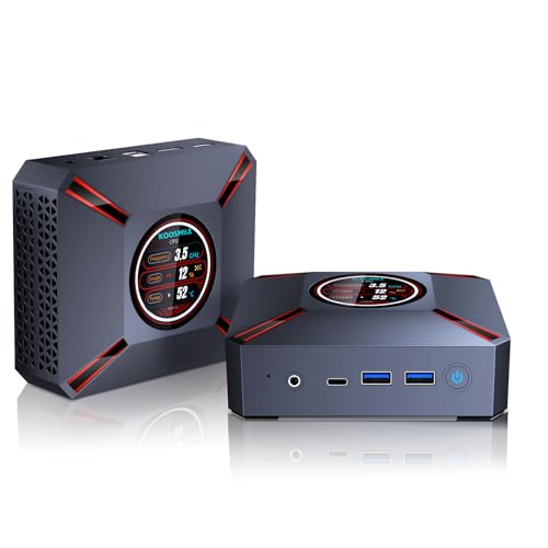 KOOSMILE Mini PC, Mini Computer Intel Core i9-12900HK (14 Kerne, 20 Threads, Bis zu 5.0GHz) 32GB DDR4,Triple-Display,2TB PCIe 3.0 SSD, WiFi 6, BT 5.2 Micro Desktop PC für Büro & Business (32 GB+2 TB) von KOOSMILE
