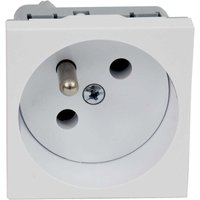 Qp 45x45HB Geräteeinsatz 1fach Steckdose (l x b) 45 mm x 45 mm 1 St. Weiß - Kopos von KOPOS