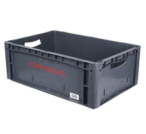 KOPP VERLAG Euro-Stapelbehälter, Polypropylen, Anthrazitgrau - Extrem belastbare - stapelbare Industriebehälter KOPP VERLAG Euro-Stapelbehälter, Polypropylen, Anthrazitgrau - Extrem belastbare - stapelbare Industriebehälter von KOPP VERLAG