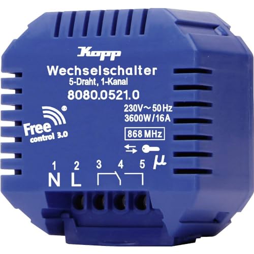 KOPP 2110561 808005210 3.0 Free Control 1-Kanal Empfaenger von Kopp