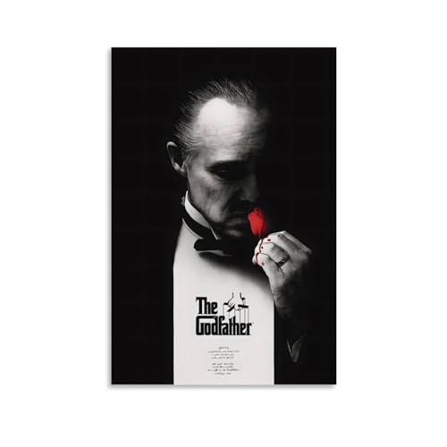 KOPTEW Gangster Movies The Godfather Poster Dekorative Malerei Leinwand Wandkunst Wohnzimmer Poster Schlafzimmer Malerei,Wandkunst Bilddruck Moderne Familienzimmer Dekor 08x12inch(20x30cm) von KOPTEW