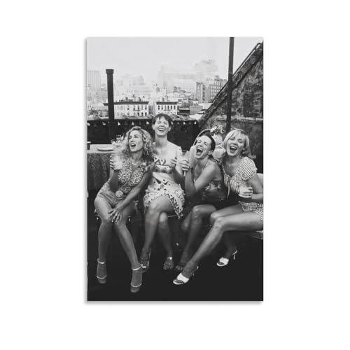 KOPTEW Sex And The City Poster Dekorative Malerei Leinwand Wandkunst Wohnzimmer Poster Schlafzimmer Malerei, Wandkunst Bilddruck Moderne Familienzimmer Dekor 12x18inch(30x45cm) von KOPTEW