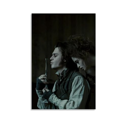 KOPTEW Sweeney Todd Poster Poster Dekorative Malerei Leinwand Wandkunst Wohnzimmer Poster Schlafzimmer Malerei,Wandkunst Bilddruck Moderne Familienzimmer Dekor 08x12inch(20x30cm) von KOPTEW