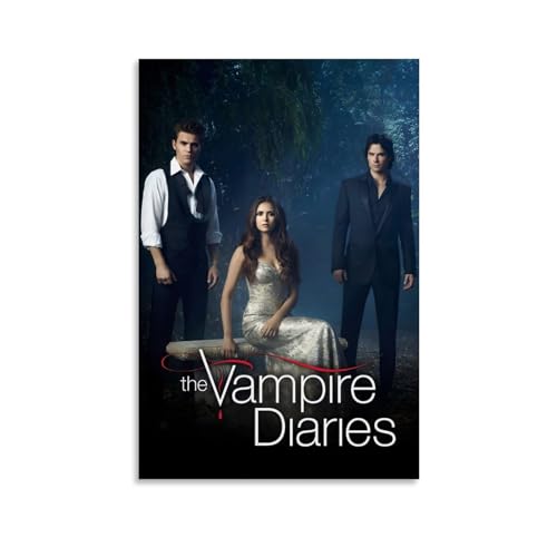 KOPTEW The Vampire Diarie Poster Poster Dekorative Malerei Leinwand Wandkunst Wohnzimmer Poster Schlafzimmer Malerei,Wandkunst Bilddruck Moderne Familienzimmer Dekor 12x18inch(30x45cm) von KOPTEW
