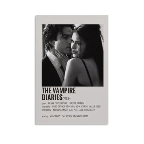 KOPTEW The Vampire Diarie Poster Poster Dekorative Malerei Leinwand Wandkunst Wohnzimmer Poster Schlafzimmer Malerei,Wandkunst Bilddruck Moderne Familienzimmer Dekor 12x18inch(30x45cm) von KOPTEW
