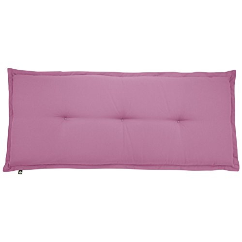 KOPU® Bankauflage Prisma Thulian Pink | Auflagen für Gartenbank | Rosa Bank Auflagen 180 x 50 cm | 19 Einfache Farben | Dralon | Robuster Schaumstoff für zusätzlichen Komfort von KOPU