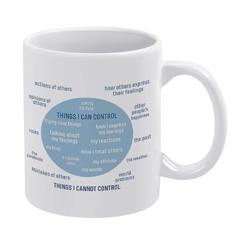 Lustige Kaffeetasse mit Aufschrift "Things I Can Control Vs Things I Cannot Mental Health", Männerhöhlendrucke, eine glückliche Tasse für Kinder, das beste Geschenk für Kollegen, Eltern und Lustige Kaffeetasse mit Aufschrift "Things I Can Control Vs Things I Cannot Mental Health", Männerhöhlendrucke, eine glückliche Tasse für Kinder, das beste Geschenk für Kollegen, Eltern und von KOPUTE