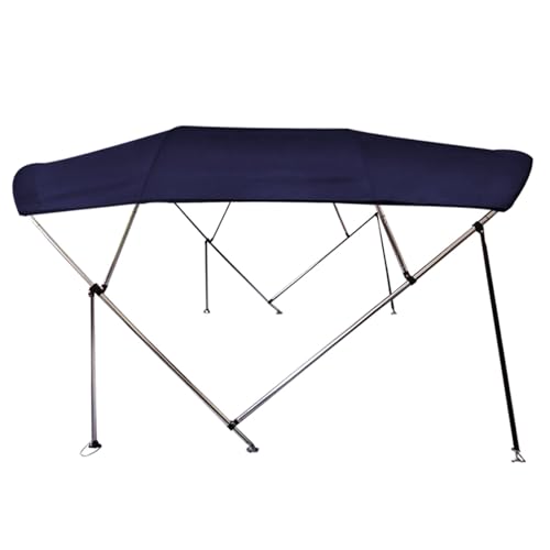4-Bogen-Bootsdach, Marine-Biminitop, Schutz vor Sonne und Regen, universell passend for die meisten Boote(Blue,231-244cm/91-96in) von KOQENAG